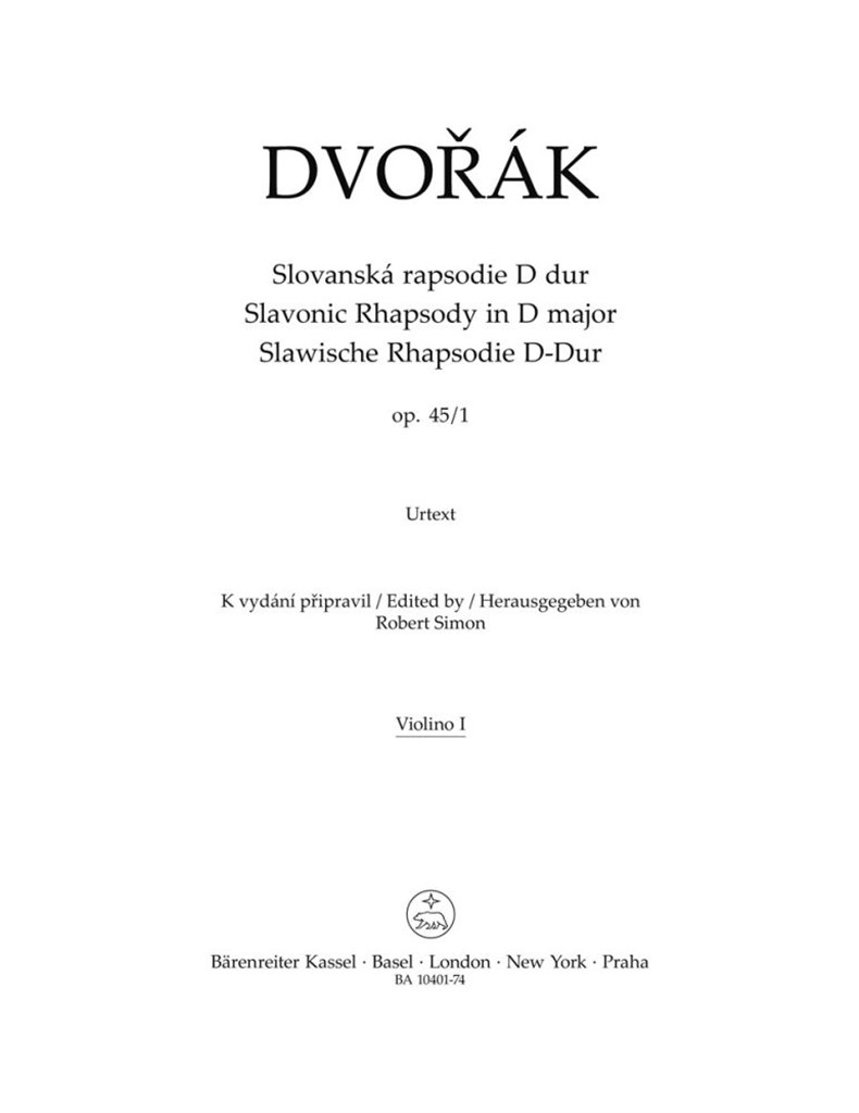 Slavonic Rhapsody in D maj op. 45/1